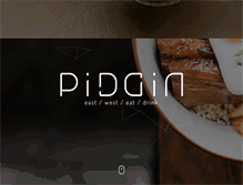 Tablet Screenshot of pidginvancouver.com